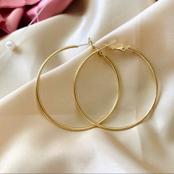 💙 Gold Earrings Sterling Silver Posts - Picture 7 of 12